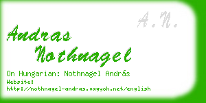 andras nothnagel business card
